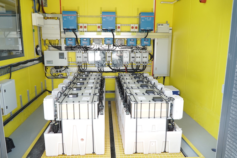 Redflow batteries at Swansea University in Britain Redflow batteries at Swansea University in Britain